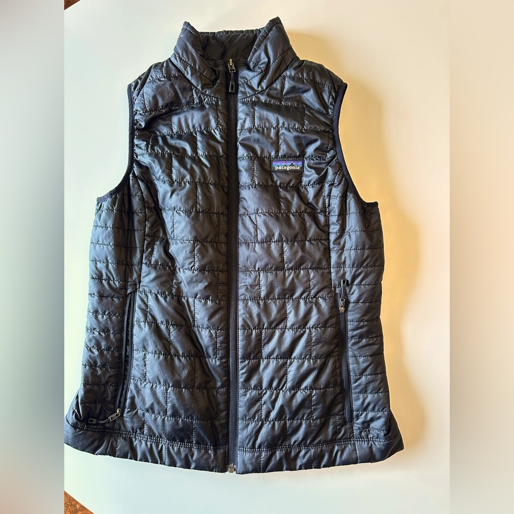 Womens Nanopuff Patagonia Vest Black size M